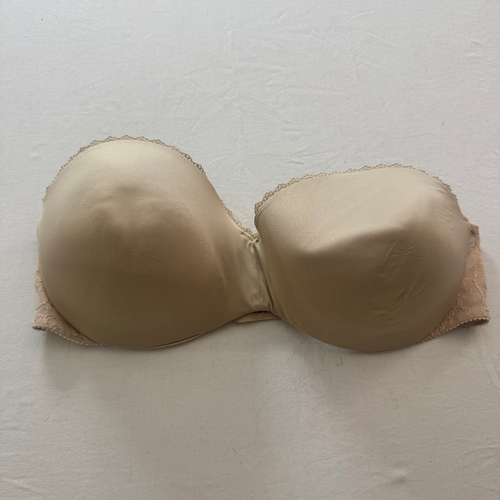 Vanity Fair Strapless Bra - Beige